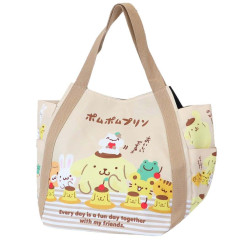 Japan Sanrio Balloon Tote Bag (L) - Pompompurin / Pudding