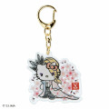 Japan Sanrio Acrylic Keychain - Yoshikitty / Cherry Blossom - 1