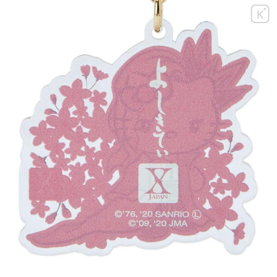 Japan Sanrio Acrylic Keychain - Yoshikitty / Cherry Blossom - 4