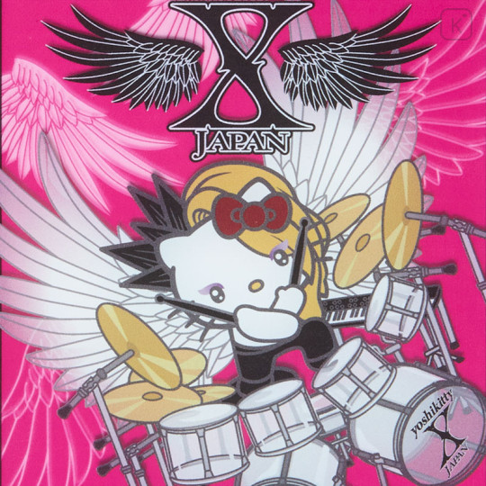 Japan Sanrio Stand Mirror - Yoshikitty / We are X - 2