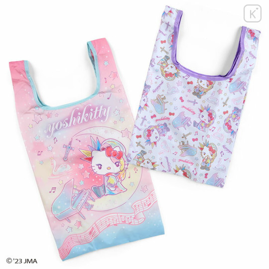 Japan Sanrio Eco Bag 2pcs Set - Yoshikitty : Pastel Moon - 1