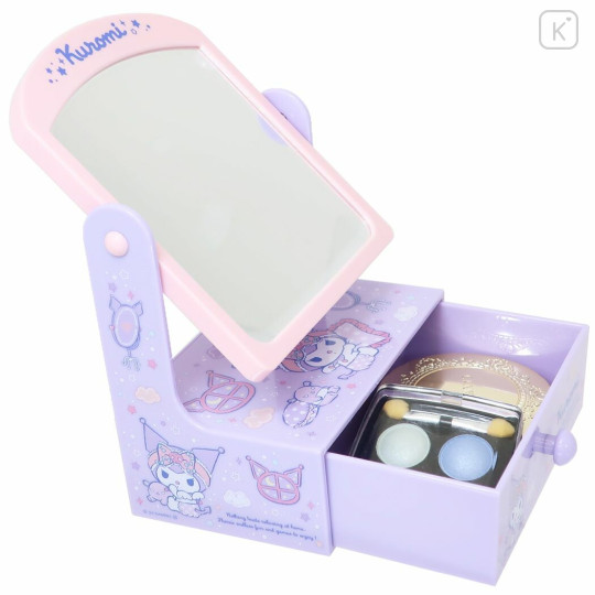 Japan Sanrio Mini Dresser & Mirror - Kuromi / Light Purple & Pink - 2