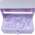 Japan Sanrio Mini Dresser & Mirror - Kuromi / Light Purple & Pink - 3