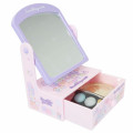 Japan San-X Mini Dresser & Mirror - Sumikko Gurashi / Light Purple & Pink - 2