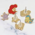 Japan Disney Earrings - Little Mermaid / Ariel & Flouder - 2