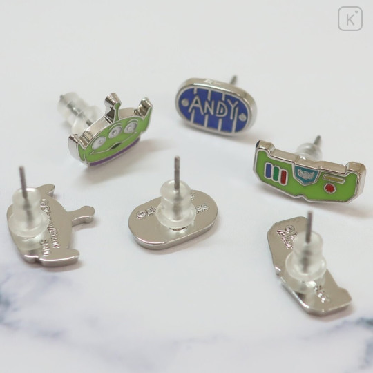 Japan Disney Earrings - Toy Story / Little Green Men - 2
