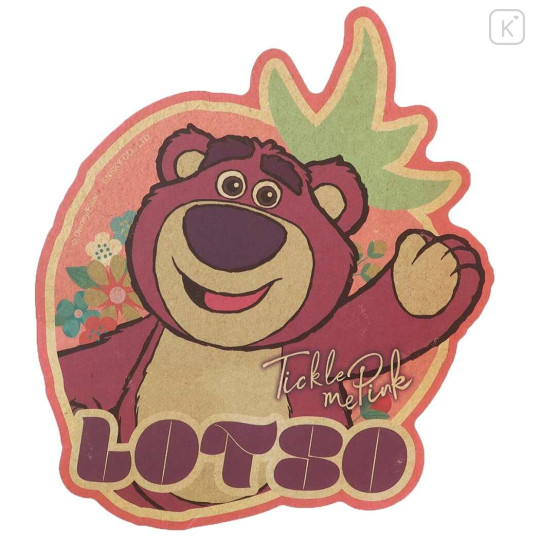 Japan Disney Big Sticker - Toy Story / Lotso Bear Strawberry - 1