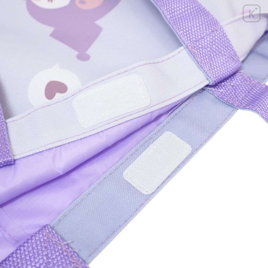 Japan Sanrio Tote Bag - Kuromi / Light Purple - 4