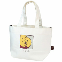 Japan Disney Mini Tote Bag - Winnie The Pooh / White