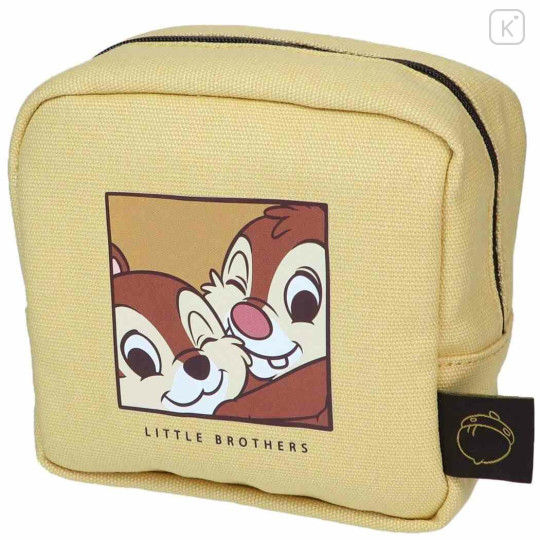 Japan Disney Cosmetic Pouch (M) - Chip & Dale / Wink - 1