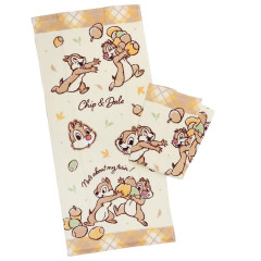 Japan Disney Towel Set of 2 - Chip & Dale / Happy