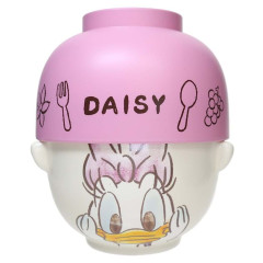 Japan Disney Ceramic Rice Bowl & Soup Bowl Set - Daisy Duck / Watercolor