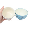 Japan Disney Ceramic Rice Bowl & Soup Bowl Set - Mickey Mouse / Watercolor - 2