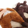 Japan Disney Warm Face Slippers - Chip & Dale - 4