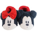 Japan Disney Warm Face Slippers - Mickey & Minnie Mouse - 2