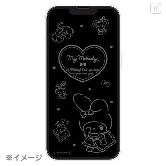Japan Sanrio Glass Screen Protector - My Melody / iPhone14 & 13 & 13Pro - 2