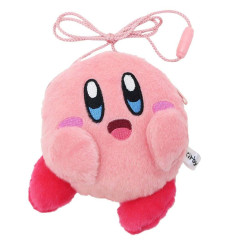 Japan Kirby Plush Neck Pouch Bag - Smile