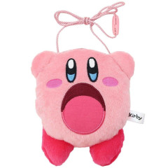Japan Kirby Plush Neck Pouch Bag - Big Mouth
