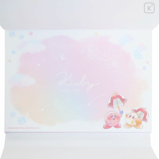 Japan Kirby A6 Notepad - Kirby & Waddle Dee / Melty Sky - 4