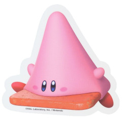 Japan Kirby Big Sticker - Triangular Cheek Discovery