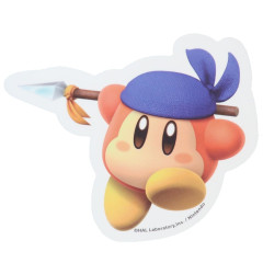 Japan Kirby Big Sticker - Waddle Dee Bandana Discovery