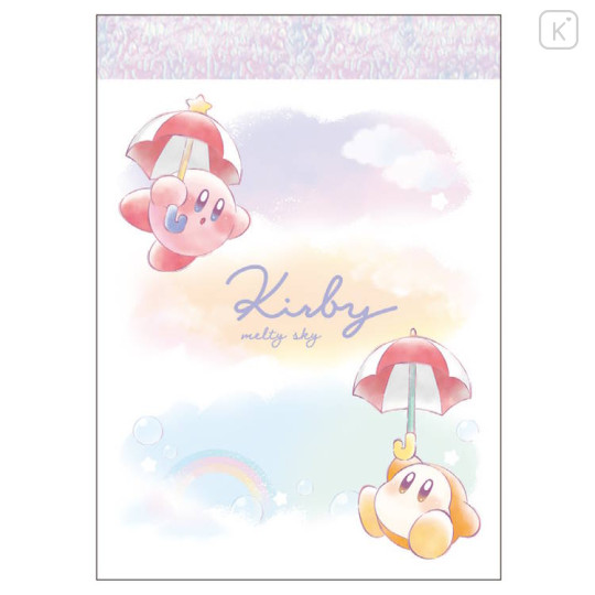 Japan Kirby Mini Notepad - Melty Sky - 1
