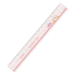 Japan Kirby 17cm Ruler - Kirby & Waddle / Pink
