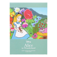 Japan Disney B7 Notepad - Alice in Wonderland