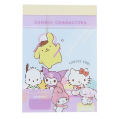 Japan Sanrio Mini Notepad - Capsule Toy B