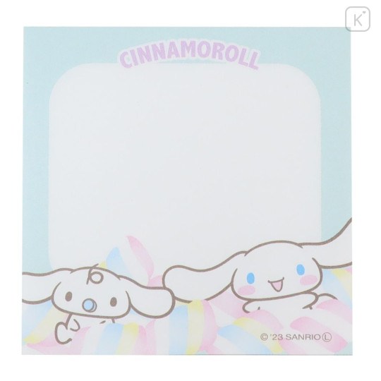 Japan Sanrio Square Memo - Cinnamorll & Milk / Sweet Taste - 3