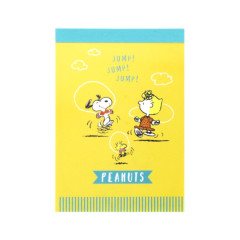 Japan Peanuts Mini Notepad - Snoopy / Jump