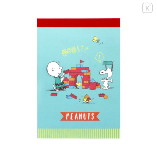 Japan Peanuts Mini Notepad - Snoopy / Wow - 1