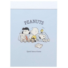 Japan Peanuts Mini Notepad - Snoopy & Lucy & Charlie / Rest Time