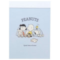 Japan Peanuts Mini Notepad - Snoopy & Lucy & Charlie / Rest Time - 1