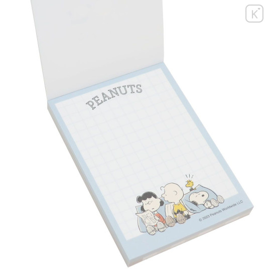 Japan Peanuts Mini Notepad - Snoopy & Lucy & Charlie / Rest Time - 2