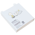 Japan Peanuts Sticky Notes Book - Snoopy & Lucy & Charlie / Rest Time - 2