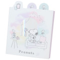 Japan Peanuts Sticky Notes Book - Snoopy / Colorful Room - 1