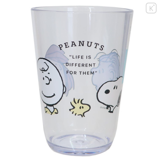 Japan Peanuts Plastic Tumbler - Snoopy / Friends - 1