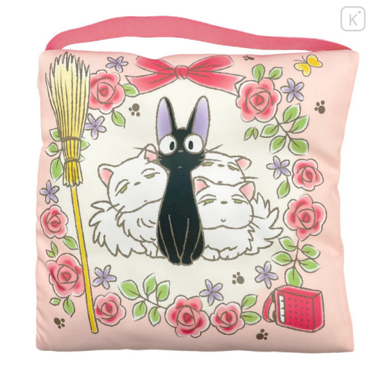 Japan Ghibli Cushion - Kiki's Delivery Service / Jiji & Flora - 1