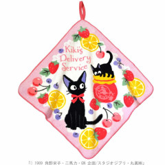 Japan Ghibli Hand Towel - Kiki's Delivery Service / Jiji & Fruits