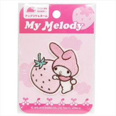 Japan Sanrio Iron-on Applique Patch - My Melody / Strawberry