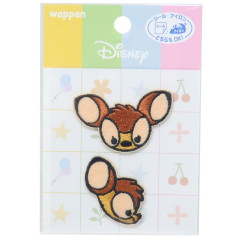 Japan Disney Wappen Mini Iron-on Applique Patch 2pcs Set - Bambi