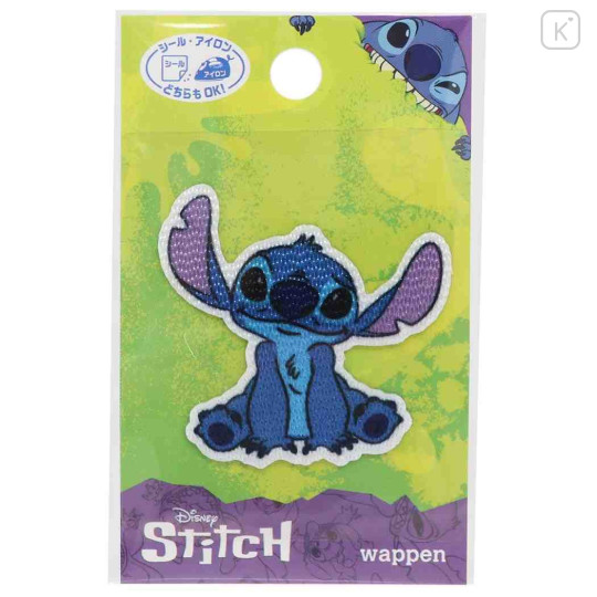 Japan Disney Wappen Iron-on Applique Patch - Stitch A - 1