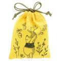 Japan Disney Drawstring Bag - Winnie the Pooh / Yellow Garden - 2