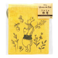 Japan Disney Drawstring Bag - Winnie the Pooh / Yellow Garden - 4