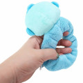 Japan Sanrio Mascot Fluffy Scrunchie - Hangyodon / Light Blue - 2