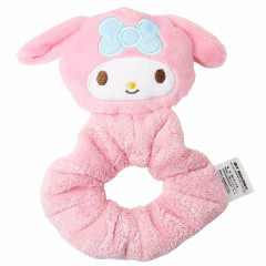 Japan Sanrio Mascot Fluffy Scrunchie - Melody / Pink