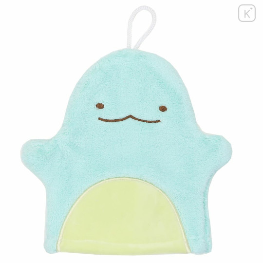 Japan San-X Mascot Towel Puppet - Sumikko Gurashi : Tokage - 1