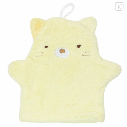 Japan San-X Mascot Towel Puppet - Sumikko Gurashi / Cat - 1