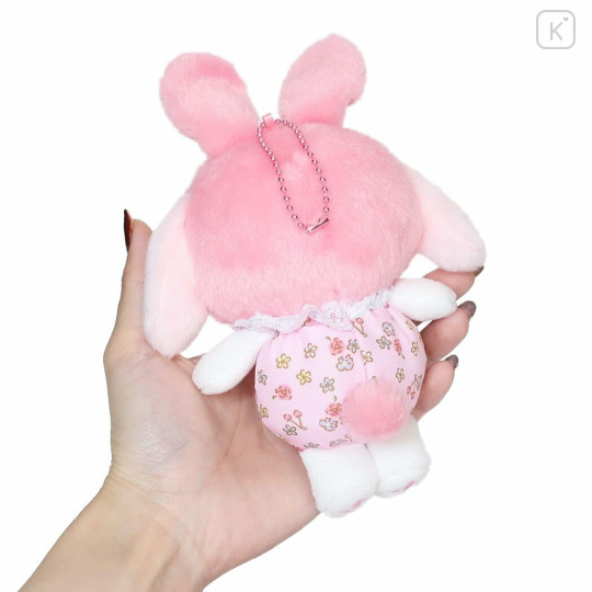 Japan Sanrio Small Mascot Holder - Melody / Flower Rabbit - 2